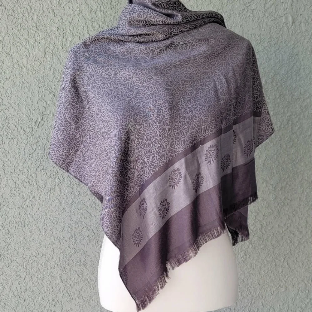 Elegant Large Silk Scarf